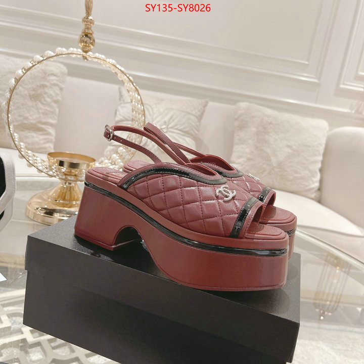 Women Shoes-Chanel top quality website ID: SY8026 $: 135USD