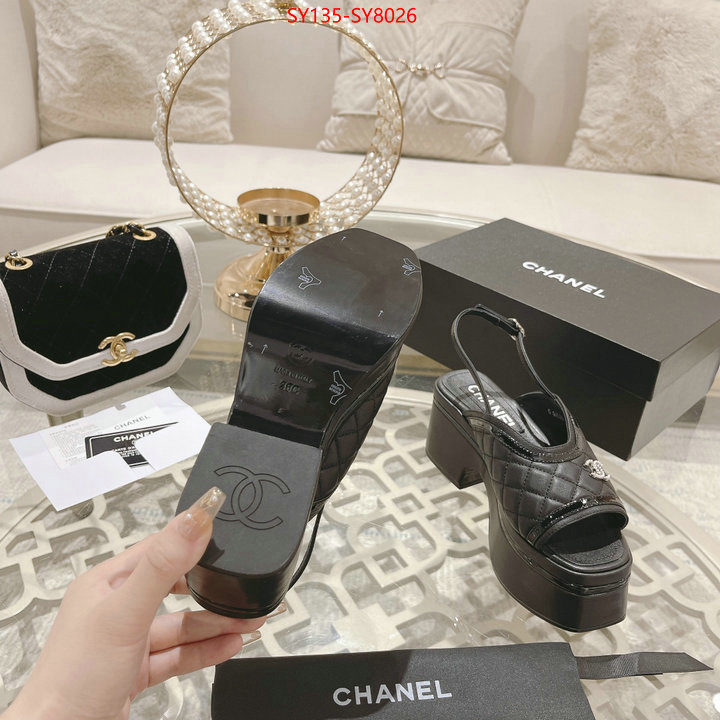 Women Shoes-Chanel perfect replica ID: SY8026 $: 135USD