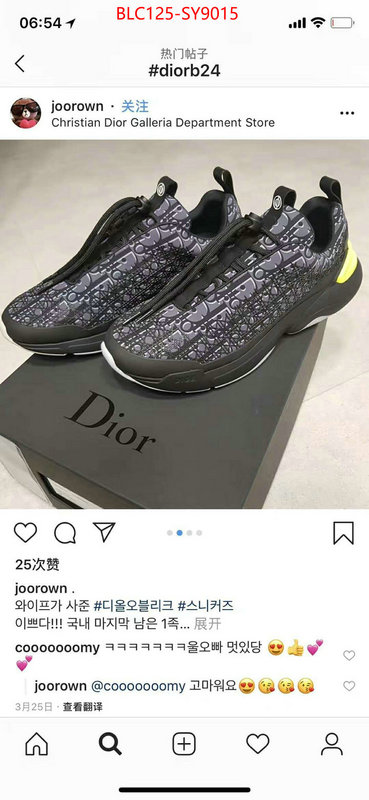 Men shoes-Dior luxury cheap ID: SY9015 $: 125USD