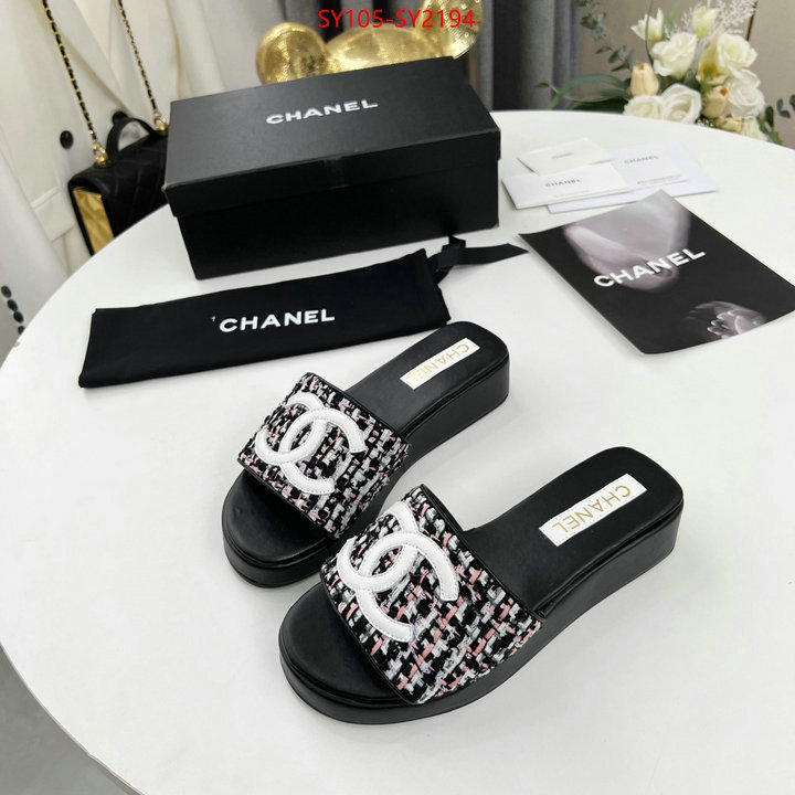 Women Shoes-Chanel shop designer replica ID: SY2194 $: 105USD