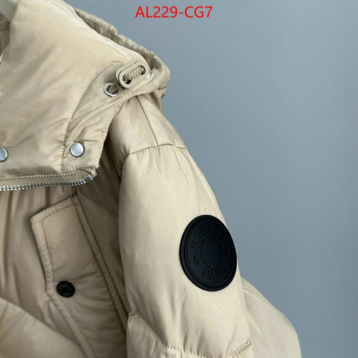 Down jacket Women-Hermes replica designer ID: CG7 $: 229USD