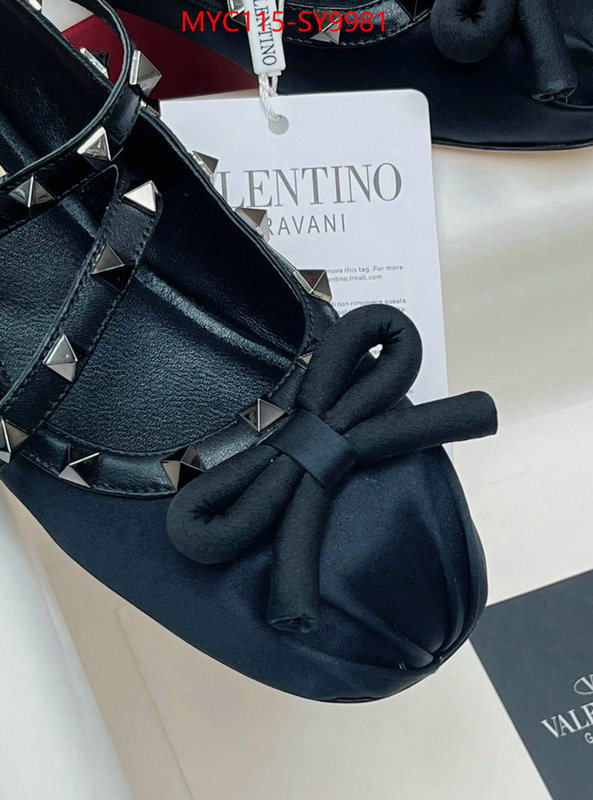 Women Shoes-Valentino replica for cheap ID: SY9981 $: 115USD