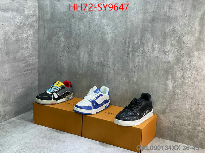 Men Shoes-LV aaaaa+ replica ID: SY9647 $: 72USD