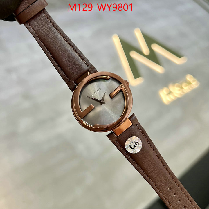 Watch(4A)-Gucci wholesale designer shop ID: WY9801 $: 129USD