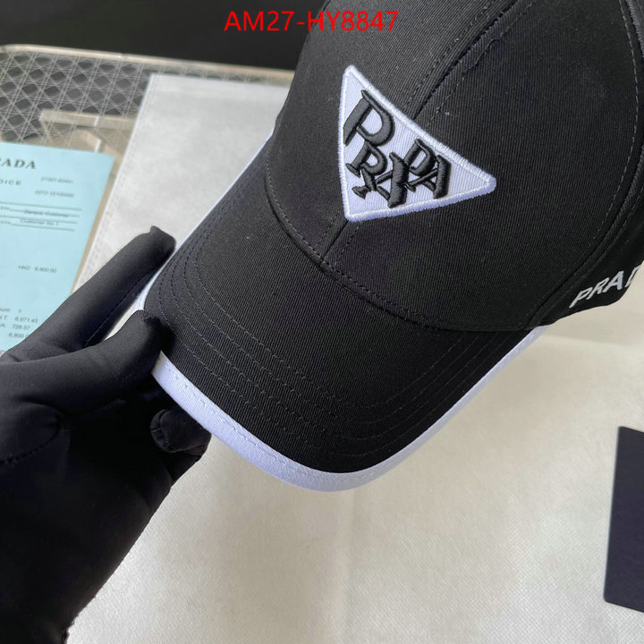 Cap (Hat)-Prada luxury 7 star replica ID: HY8847 $: 27USD