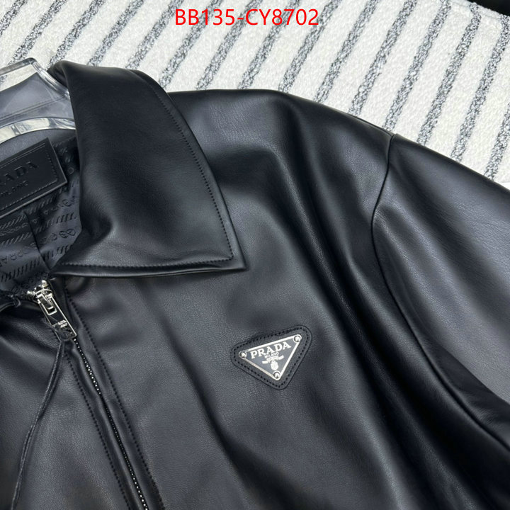 Clothing-Prada 7 star replica ID: CY8702 $: 135USD