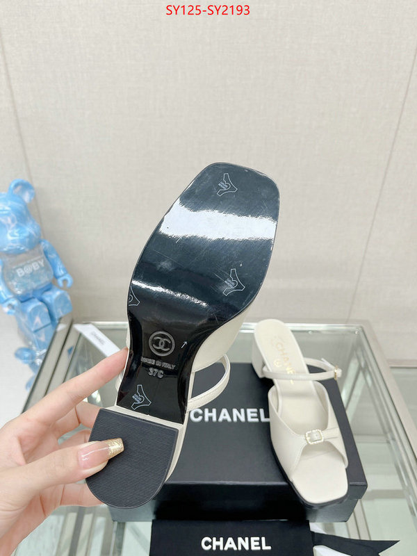 Women Shoes-Chanel aaaaa replica ID: SY2193 $: 125USD