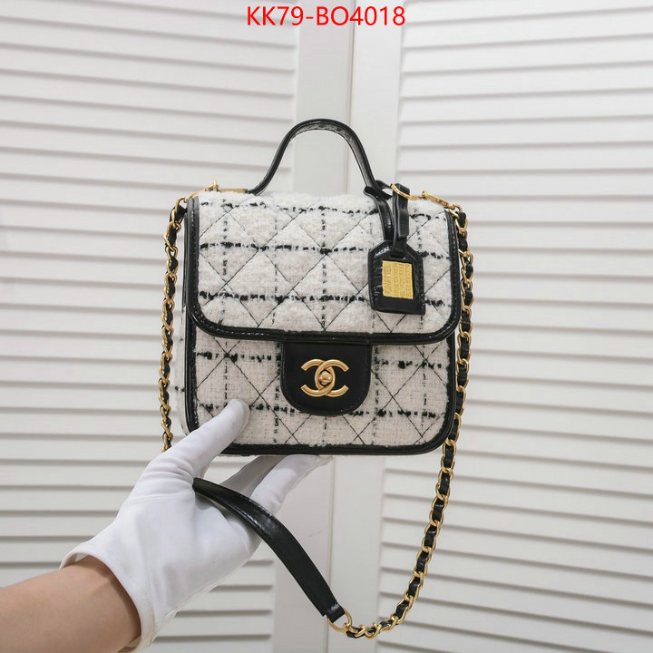 Chanel Bags(4A)-Diagonal- top quality fake ID: BO4018 $: 79USD