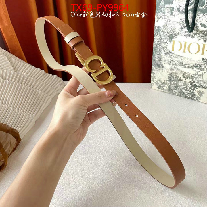 Belts-Dior how to buy replcia ID: PY9964 $: 69USD
