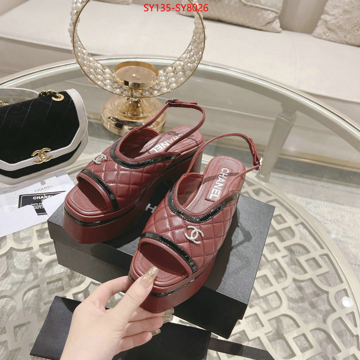 Women Shoes-Chanel perfect replica ID: SY8026 $: 135USD