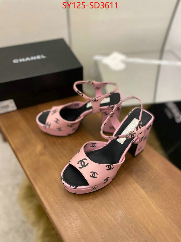 Women Shoes-Chanel high quality designer replica ID: SD3611 $: 125USD