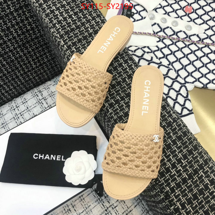 Women Shoes-Chanel top quality ID: SY2195 $: 115USD