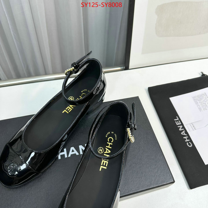 Women Shoes-Chanel buying replica ID: SY8008 $: 125USD