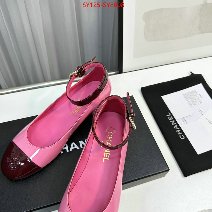 Women Shoes-Chanel buying replica ID: SY8008 $: 125USD