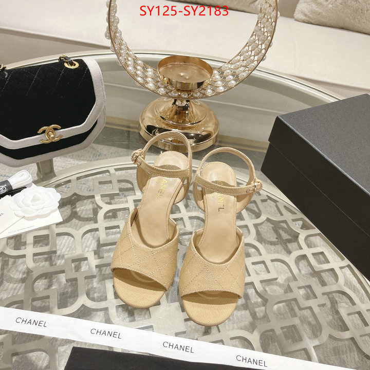 Women Shoes-Chanel every designer ID: SY2183 $: 125USD