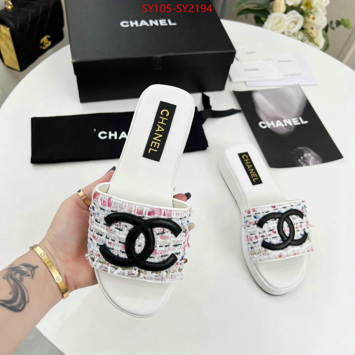 Women Shoes-Chanel shop designer replica ID: SY2194 $: 105USD