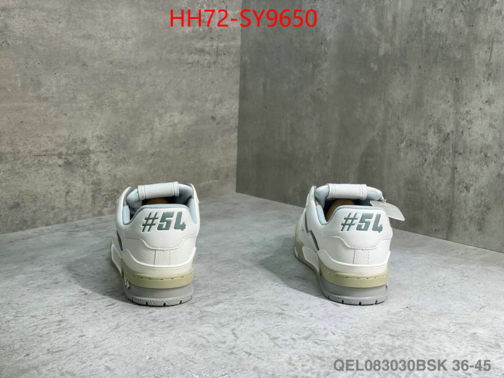 Men Shoes-LV high quality designer replica ID: SY9650 $: 72USD