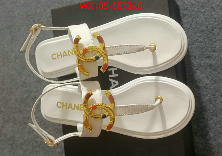 Women Shoes-Chanel where could you find a great quality designer ID: SE7326 $: 105USD