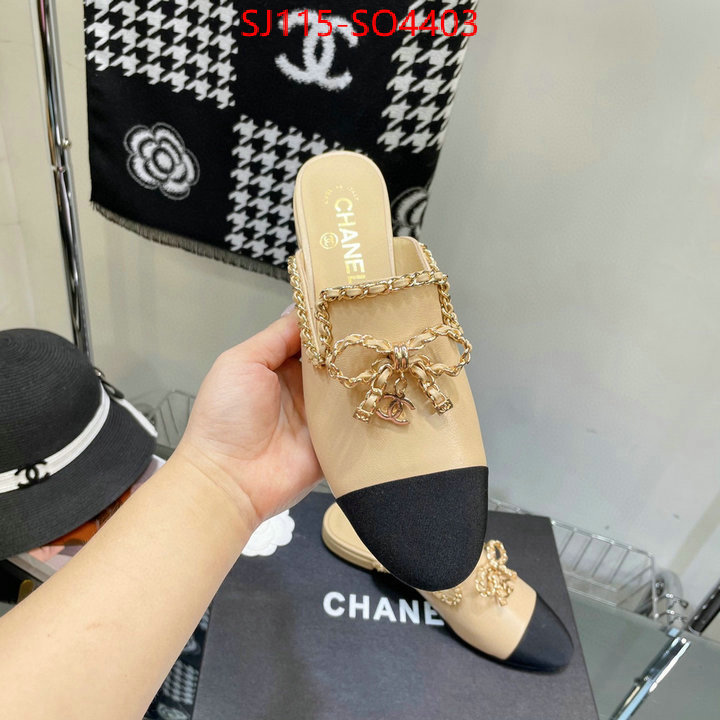 Women Shoes-Chanel luxury cheap replica ID: SO4403 $: 115USD