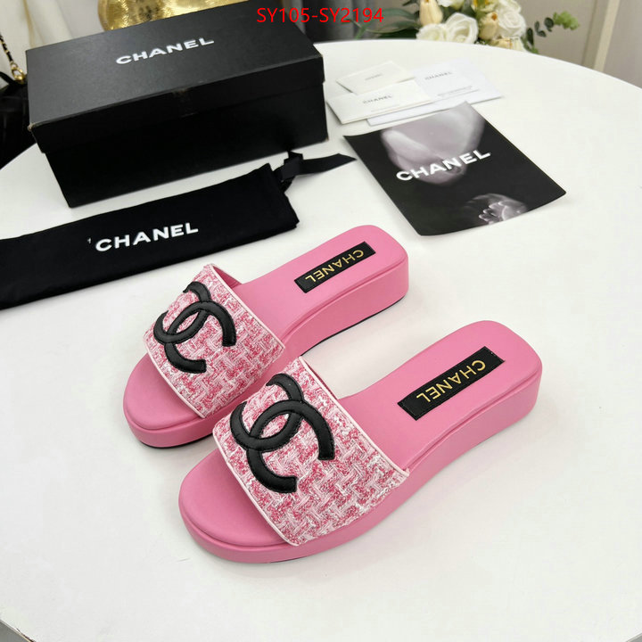 Women Shoes-Chanel shop designer replica ID: SY2194 $: 105USD