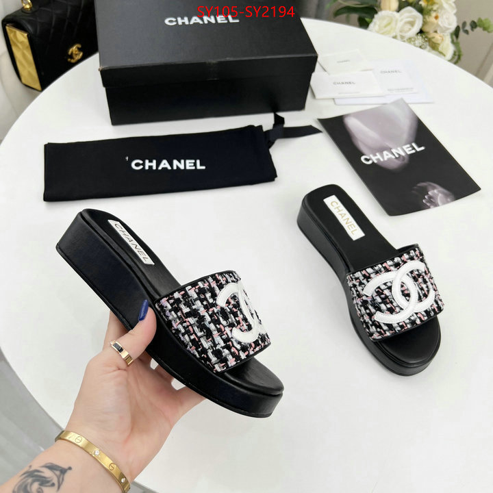 Women Shoes-Chanel shop designer replica ID: SY2194 $: 105USD