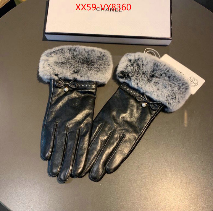 Gloves-Chanel top 1:1 replica ID: VY8360 $: 59USD