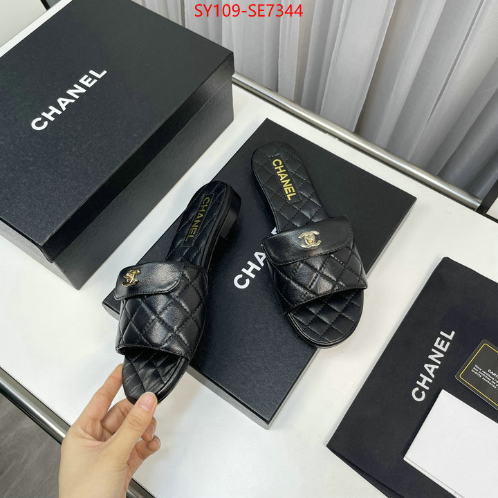 Women Shoes-Chanel high quality replica designer ID: SE7344 $: 109USD