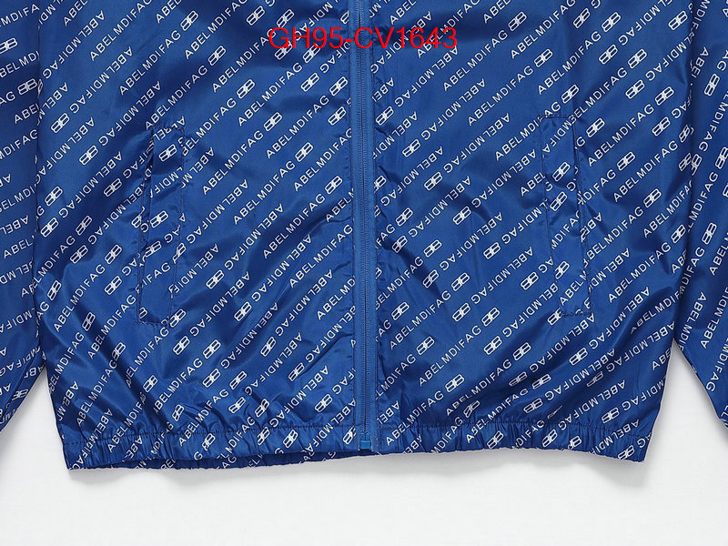 Clothing-Balenciaga replica for cheap ID: CV1643 $: 95USD