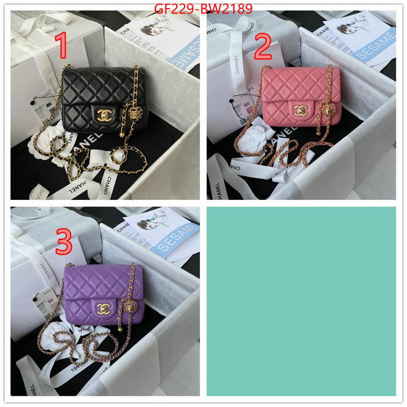 Chanel Bags(TOP)-Diagonal- 7 star quality designer replica ID: BW2189 $: 229USD