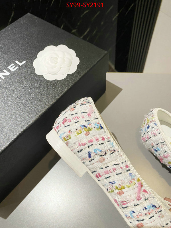 Women Shoes-Chanel cheap online best designer ID: SY2191 $: 99USD