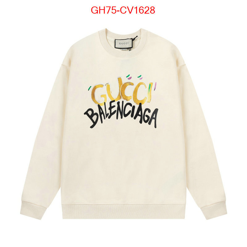 Clothing-Gucci at cheap price ID: CV1628 $: 75USD