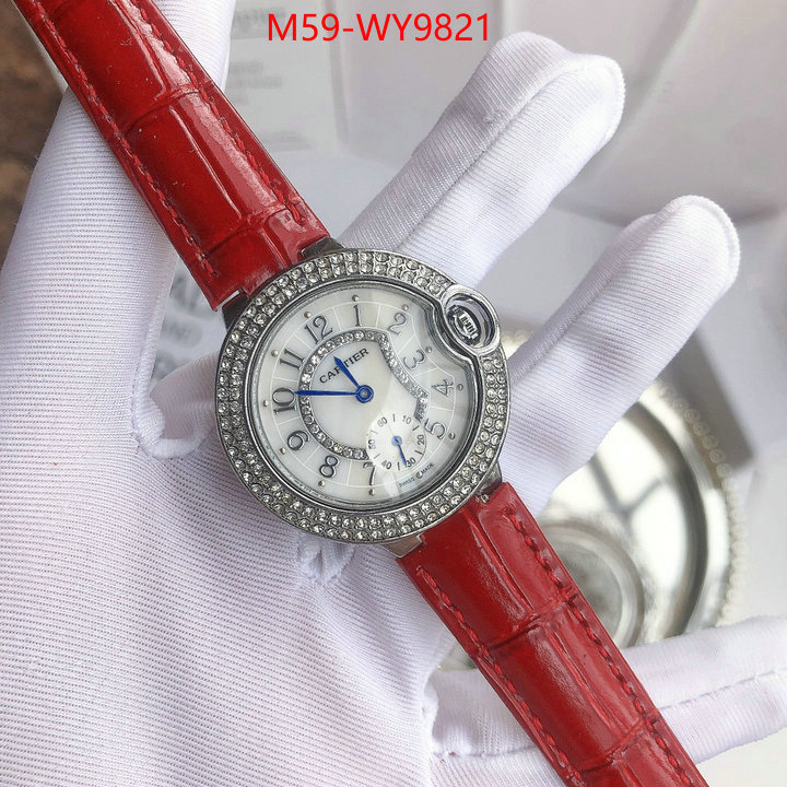 Watch(4A)-Cartier where can i find ID: WY9821 $: 59USD