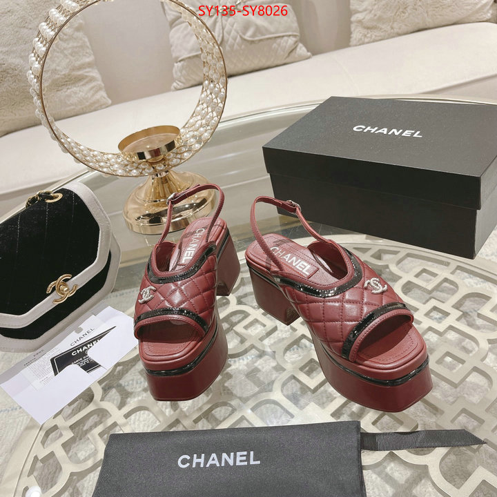 Women Shoes-Chanel top quality website ID: SY8026 $: 135USD