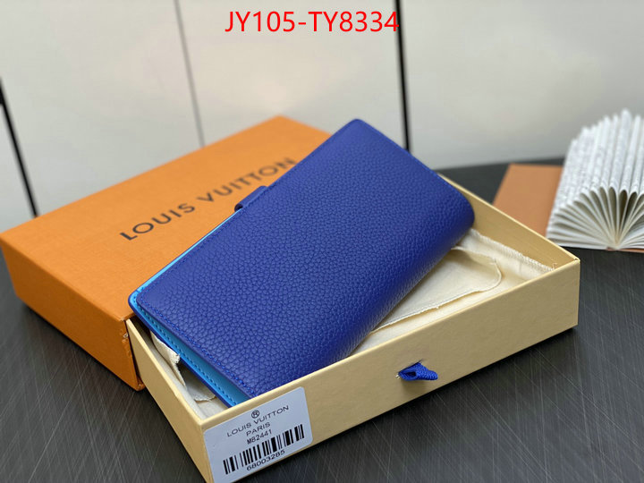 LV Bags(TOP)-Wallet customize best quality replica ID: TY8334 $: 105USD