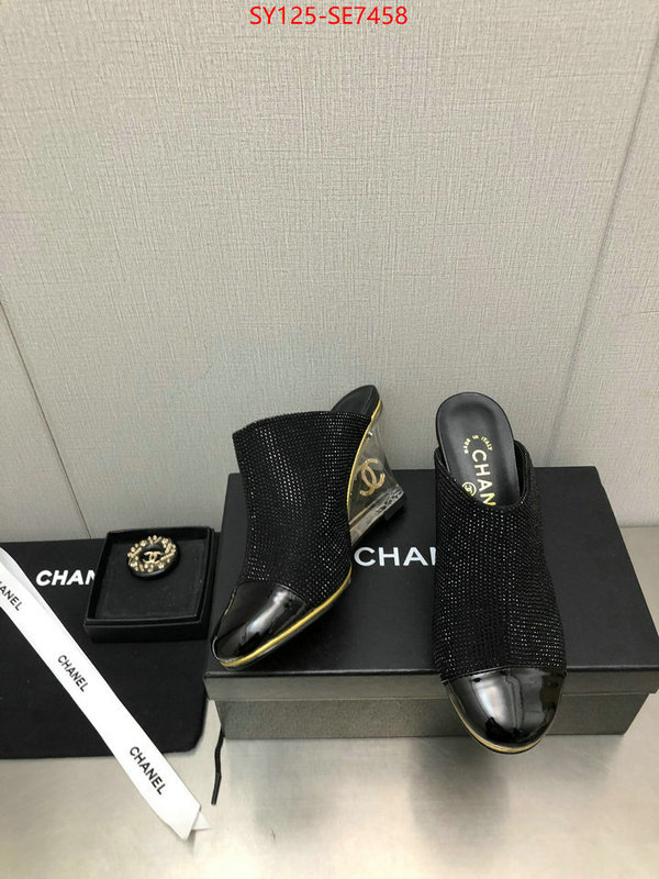 Women Shoes-Chanel where quality designer replica ID: SE7458 $: 125USD