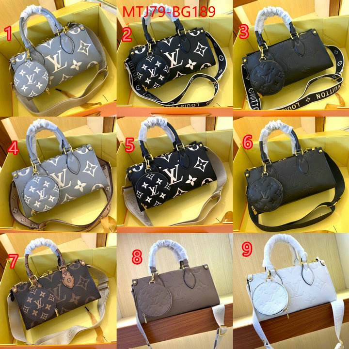 LV Bags(4A)-Handbag Collection- 2023 aaaaa replica customize ID: BG189 $: 79USD