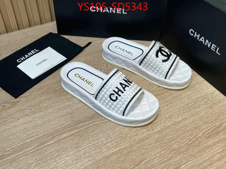 Women Shoes-Chanel luxury cheap ID: SD5343 $: 105USD