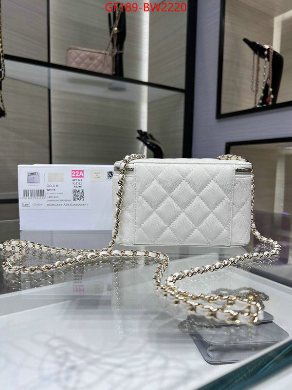 Chanel Bags(TOP)-Vanity top fake designer ID: BW2220 $: 189USD