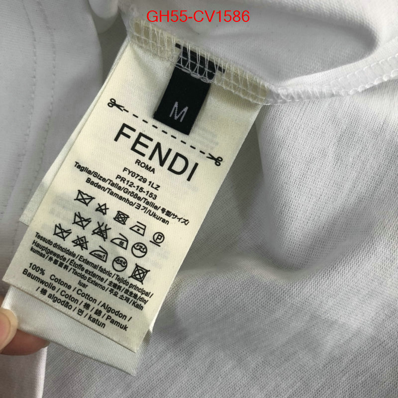 Clothing-Fendi high quality 1:1 replica ID: CV1586 $: 55USD