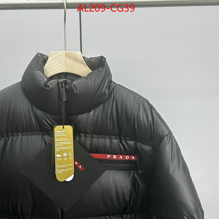 Down jacketMen-Prada best luxury replica ID: CG39 $: 209USD