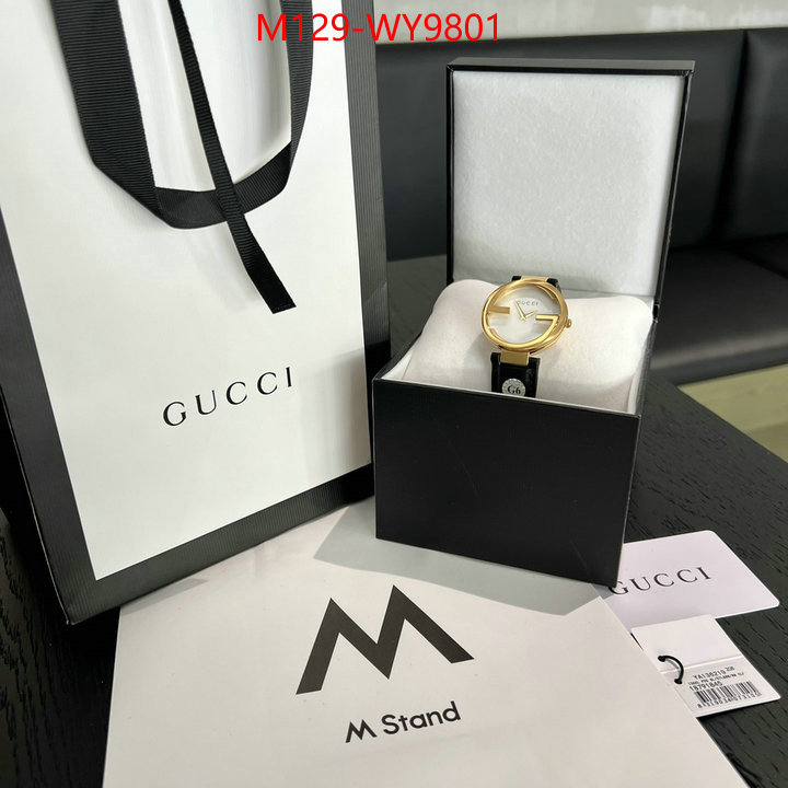 Watch(4A)-Gucci wholesale designer shop ID: WY9801 $: 129USD