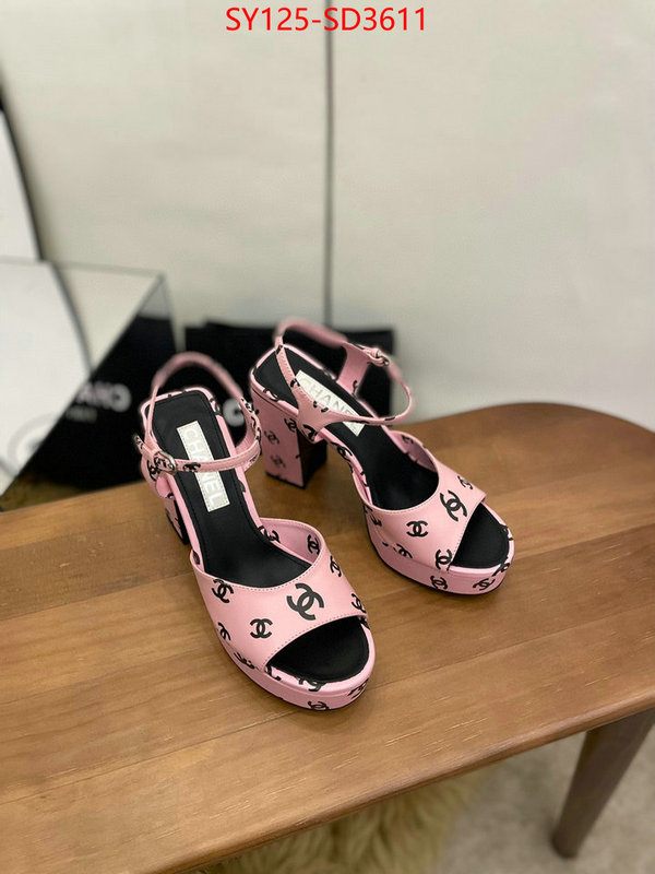 Women Shoes-Chanel high quality designer replica ID: SD3611 $: 125USD