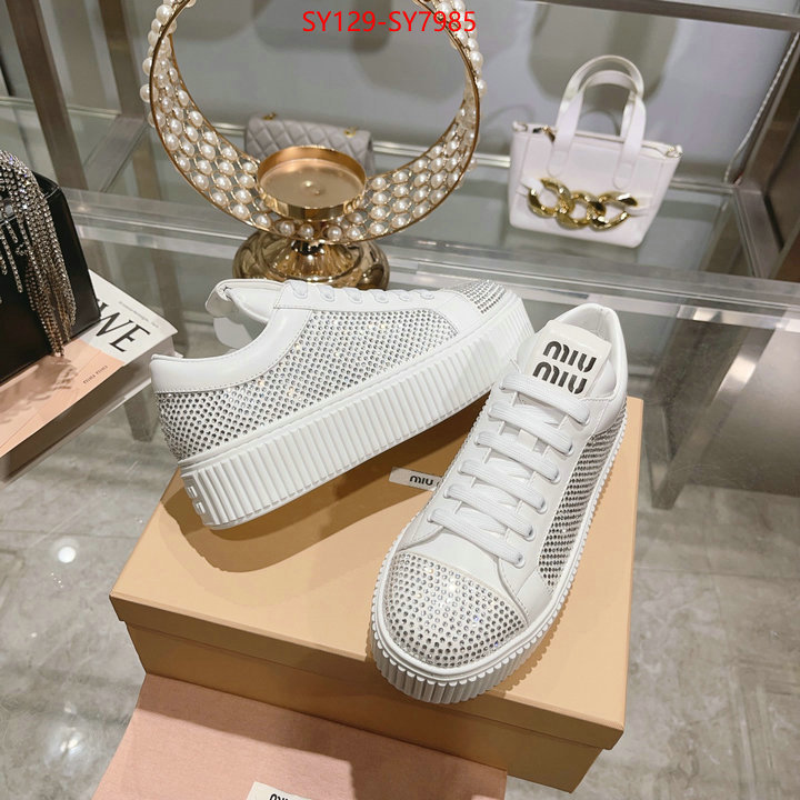 Women Shoes-Miu Miu aaaaa quality replica ID: SY7985 $: 129USD