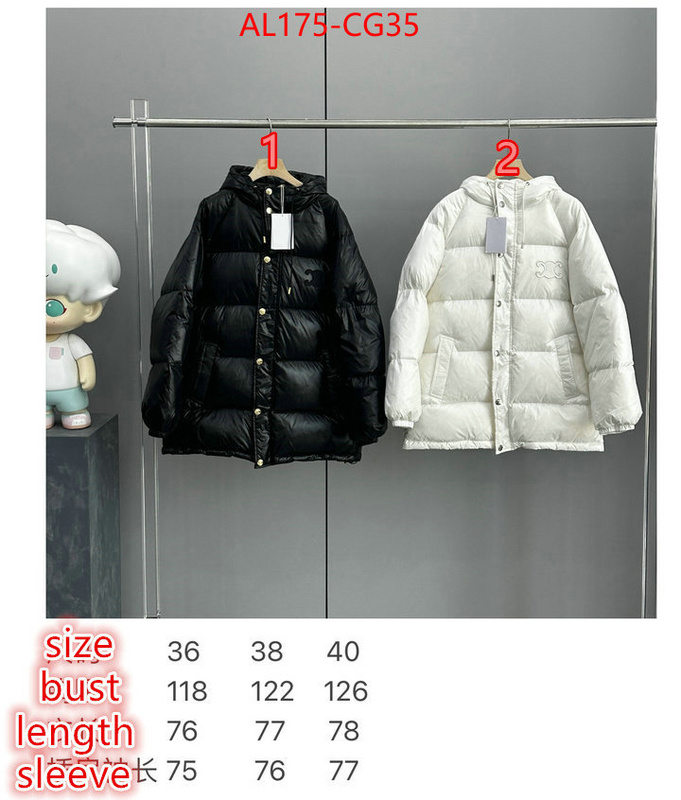 Down jacket Women-Celine the highest quality fake ID: CG35 $: 175USD