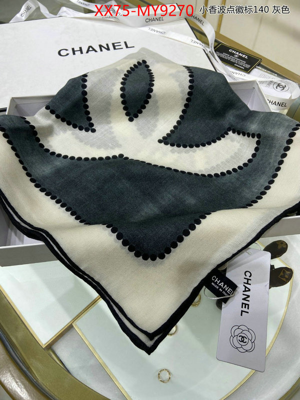 Scarf-Chanel how can i find replica ID: MY9270 $: 75USD