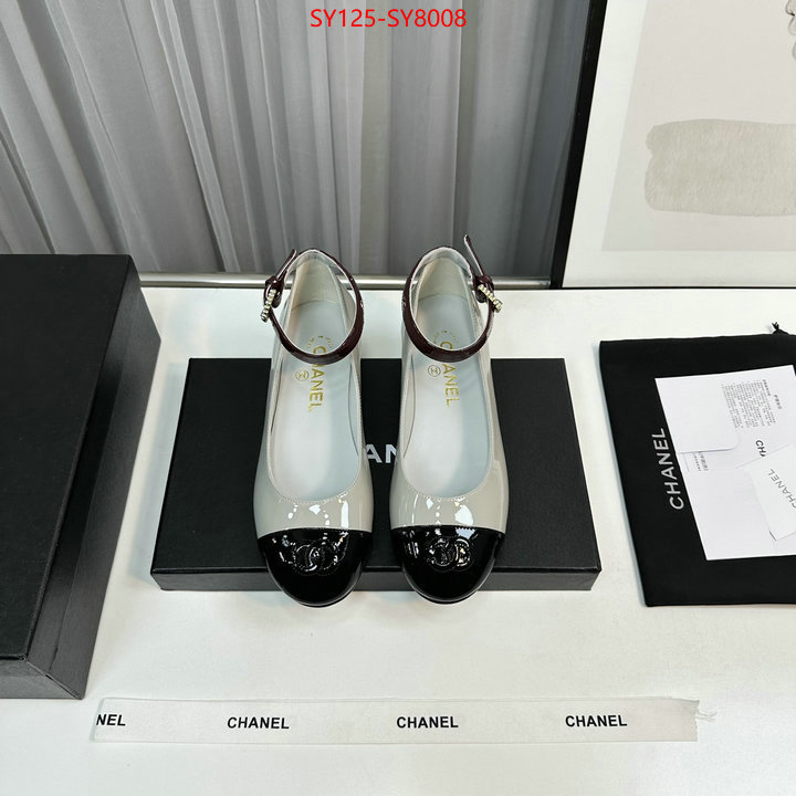 Women Shoes-Chanel buying replica ID: SY8008 $: 125USD