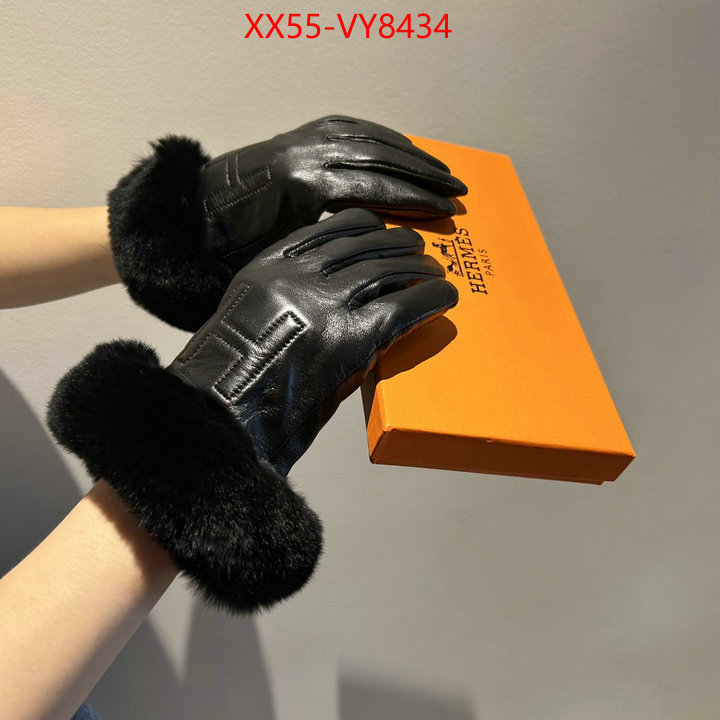 Gloves-Hermes top grade ID: VY8434 $: 55USD