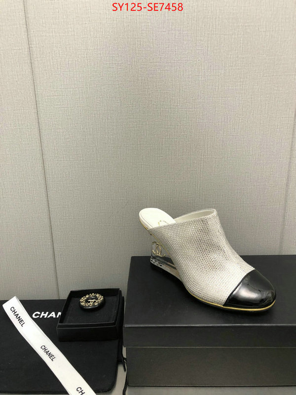 Women Shoes-Chanel where quality designer replica ID: SE7458 $: 125USD