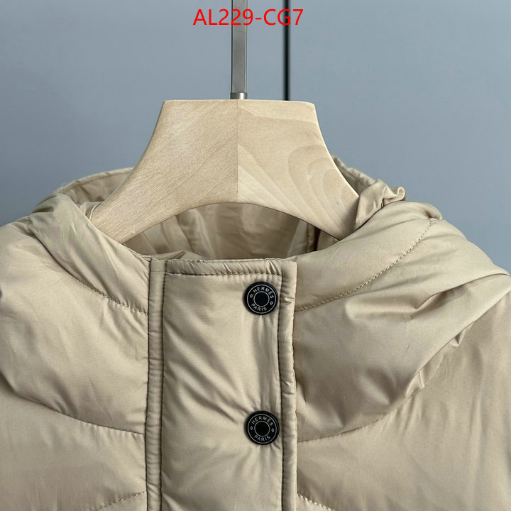 Down jacket Women-Hermes replica designer ID: CG7 $: 229USD