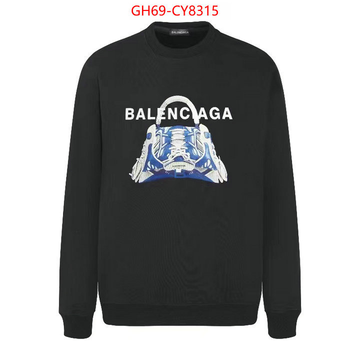 Clothing-Balenciaga best quality replica ID: CY8315 $: 69USD